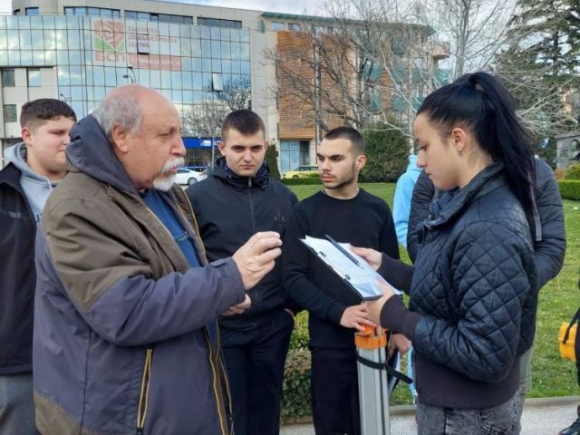 На 21 март се проведе страхотно геодезическо състезание на площад Хаджи Димитър