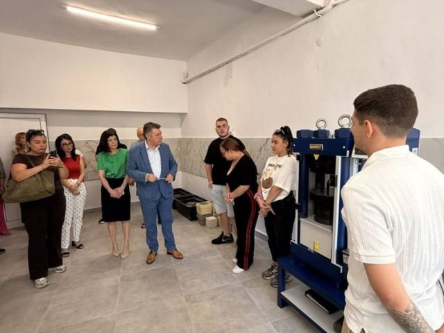 Официално откриване на модернизираната материално-техническа база на СПГСГ „Арх. Георги Козаров“ – Сливен